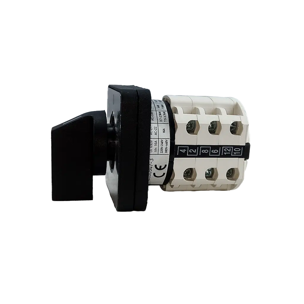 Selector 3P  1-0-2 ON-OFF-ON 16A SPN3-16 - Image 2