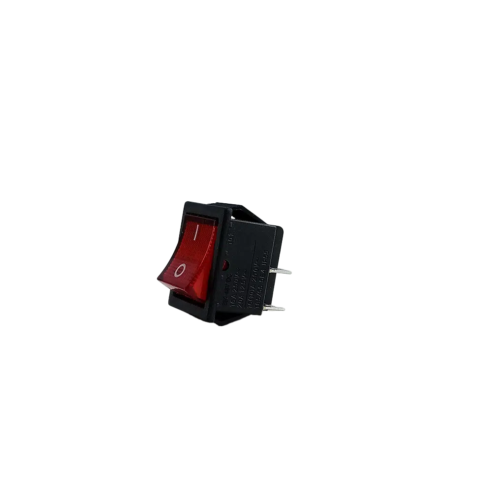 Interruptor 2P 230V 16A KCD-6 Vermelho ASKCD6 - Image 2