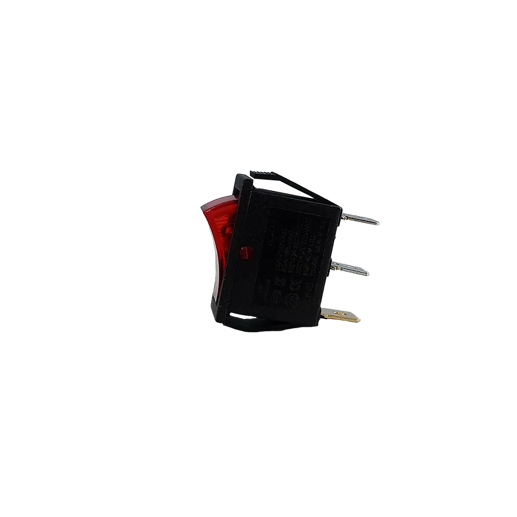 Interruptor 1P 250V 15A Vermelho ASKED - Image 2