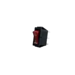 Interruptor 1P 250V 15A Vermelho ASKED