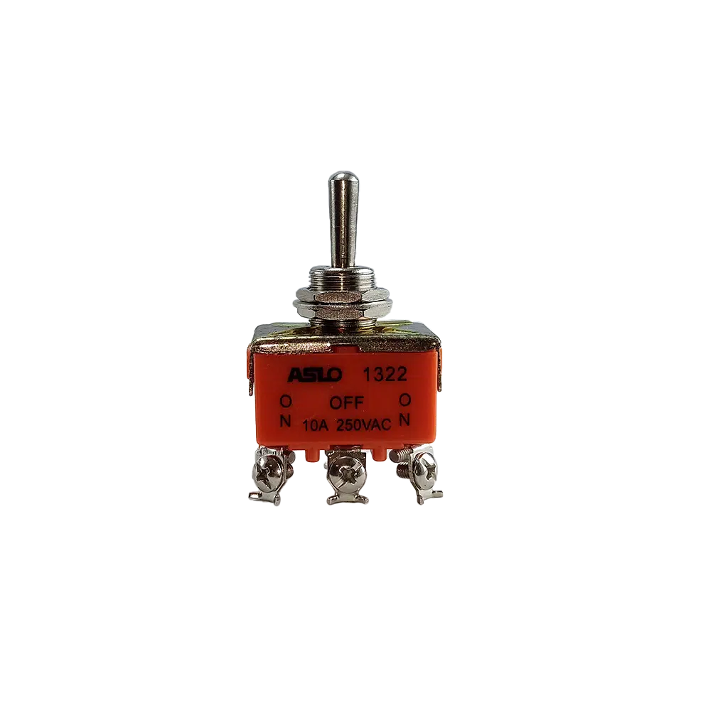 Interruptor 10A 250V 3Posições 2P ON-OFF-ON AS1322