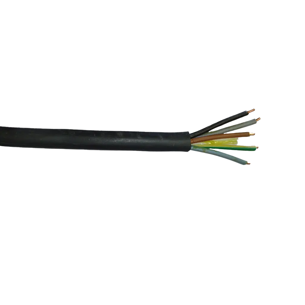 Cabo Rígido 4X1.5+T 0.6/1KV 5G1.5 Preto