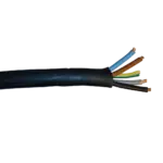 Cabo Rígido VV/XV 4X6+T  0.6/1KV 5G6 Preto