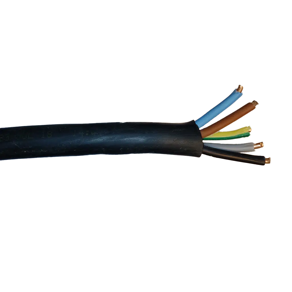 Cabo Rígido VV/XV 4X6+T  0.6/1KV 5G6 Preto