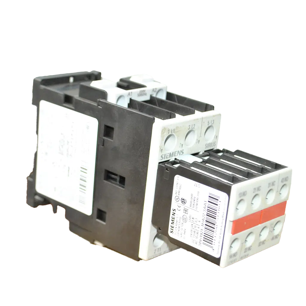 Contactor 3P 5,5KW 12.5A 400V 2NA+NF 3RT1024-1AL24-3MA0 Siemens