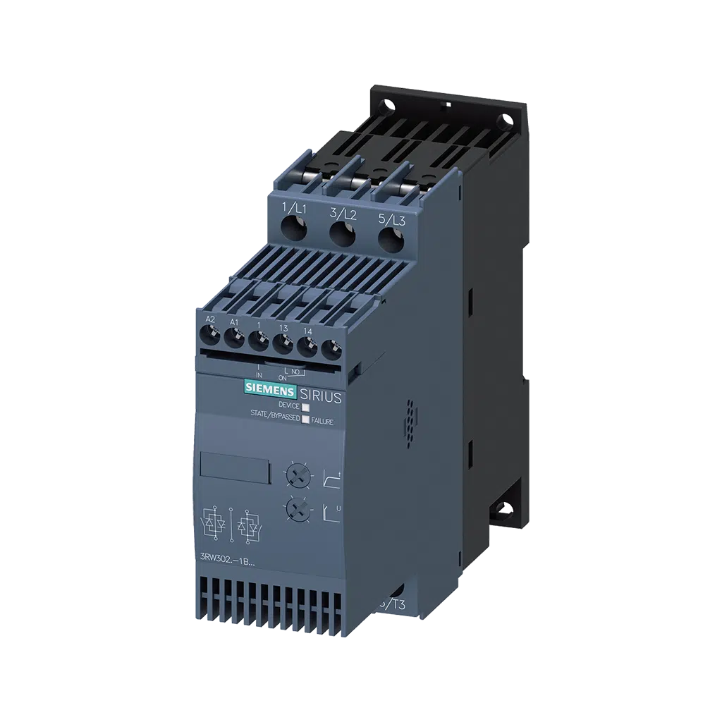 Arrancador Suave 18.5KW 400V 10HP 38A 3RW3028-1BB14 Siemens