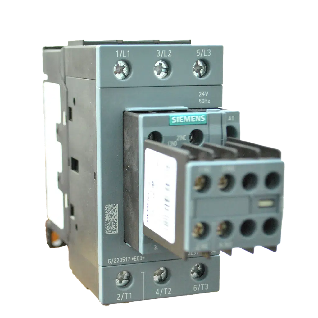 Contactor 3P 30KW 65A 24V/AC S2 2NA+2NF 3RT2037-1AB04 Siemens - Image 2