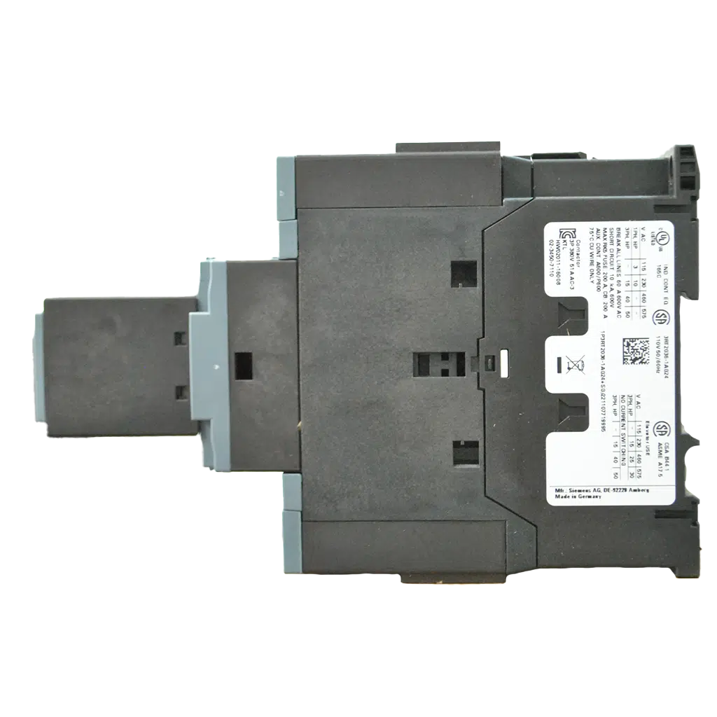 Contactor 3P 22KW 51A 110V/AC 2NA+2NF 3RT2036-1AG24 Siemens - Image 2
