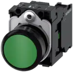 Botão de Pressão Verde 22MM VD 1NA 3SU1100-0AB40-1BA0 Siemens