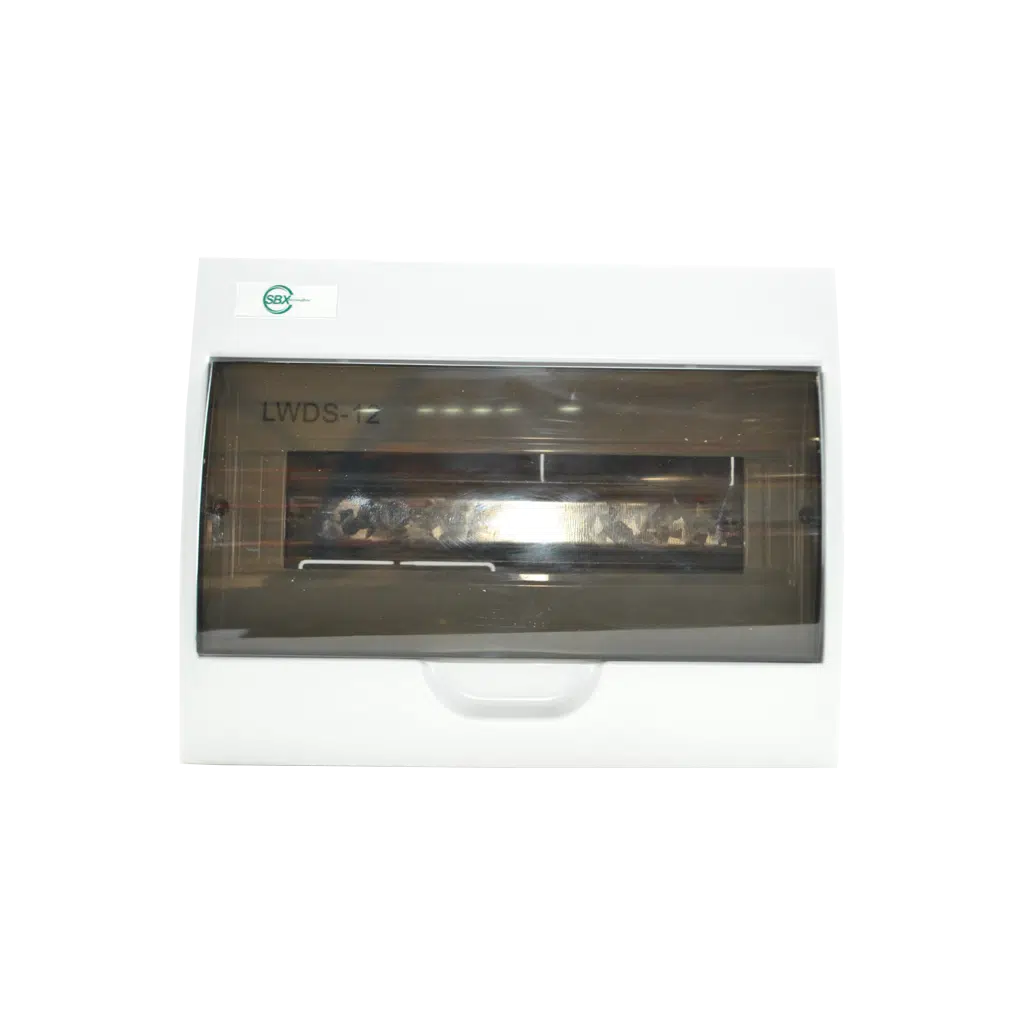 Quadro Plástico 12 Módulos Exterior Branco com Porta Opaca LWDS-12 - Image 3