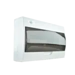 Quadro Plástico 18 Módulos Exterior Branco com Porta Opaca LWDS-18