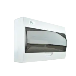 Quadro Plástico 18 Módulos Exterior Branco com Porta Opaca LWDS-18