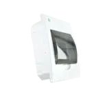 Quadro Plástico 6 Módulos Interior Branco com Porta Opaca LWDF 6