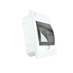 Quadro Plástico 6 Módulos Interior Branco com Porta Opaca LWDF 6