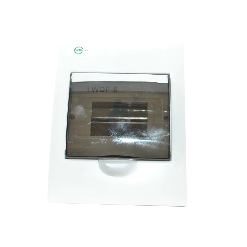 Quadro Plástico 6 Módulos Interior Branco com Porta Opaca LWDF 6 - Image 3