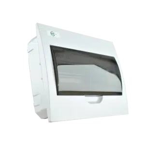 Quadro Plástico 12 Módulos Interior Branco com Porta Opaca LWDF 12