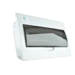 Quadro Plástico 18 Módulos Interior Branco com Porta Opaca LWDF 18