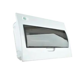 Quadro Plástico 18 Módulos Interior Branco com Porta Opaca LWDF 18