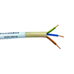 Cabo Rígido VV/XV 2X2.5+T 300/500V 3G2.5 Creme