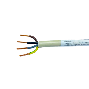 Cabo Rígido VV/XV 3X6+T   PT-N05VV-U 300/500V 4G6 Creme