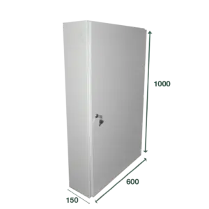 Quadro 150 Módulos Exterior Metálico  01.219/150 600X1000X150