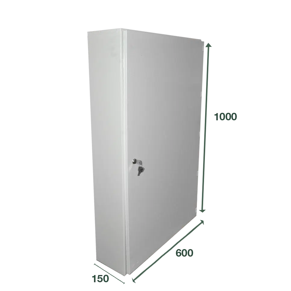 Quadro 150 Módulos Exterior Metálico  01.219/150 600X1000X150