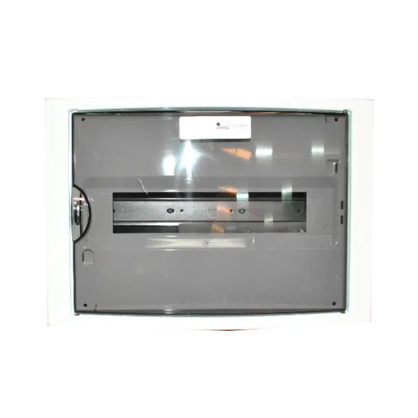 Quadro  12/14 Módulos Porta Opaca Branca ou Transparente Fumada   VS.1012 PT - 320X233X75 - Image 2