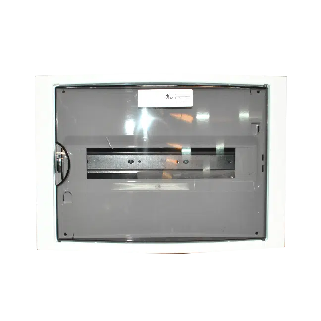Quadro  12/14 Módulos Porta Opaca Branca ou Transparente Fumada   VS.1012 PT - 320X233X75 - Image 2