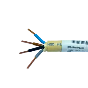 Cabo Rígido VV/XV 3X4+T  N05VV-U 300/500V 4G4 Creme