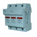 Base Fusível Cilíndrico 3P 50A 14X51 SFH3050