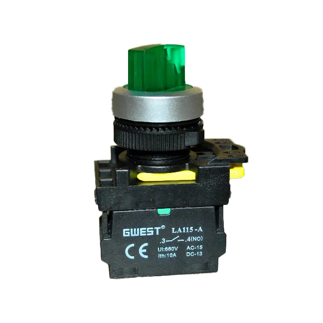 Selector Luminoso 2 Posições 220V 1NA GWEST A5-10XD