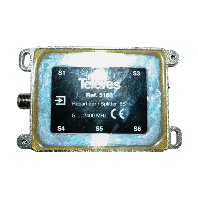 Repartidor de 6 Saídas