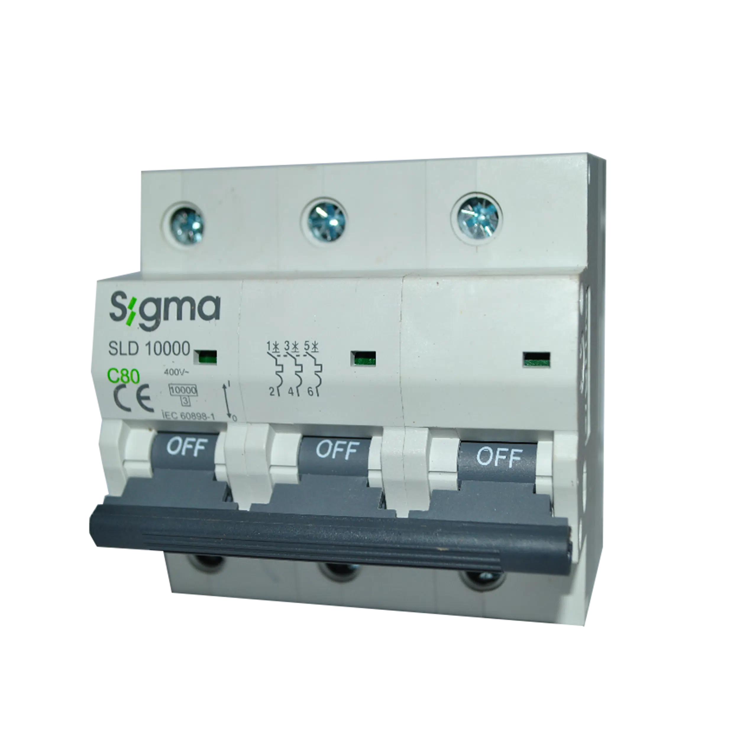 Disjuntor 3P 80A-C 10KA  1SL380C