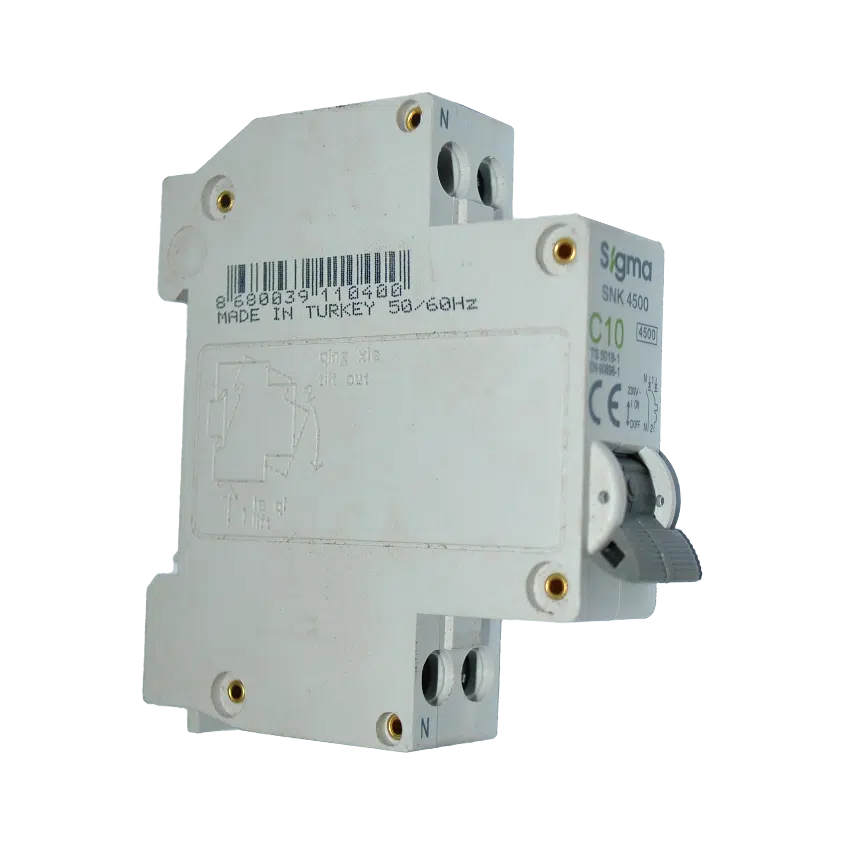Disjuntor De 1 Módulo 1P+N 10A-C 4.5KA  4SN110C