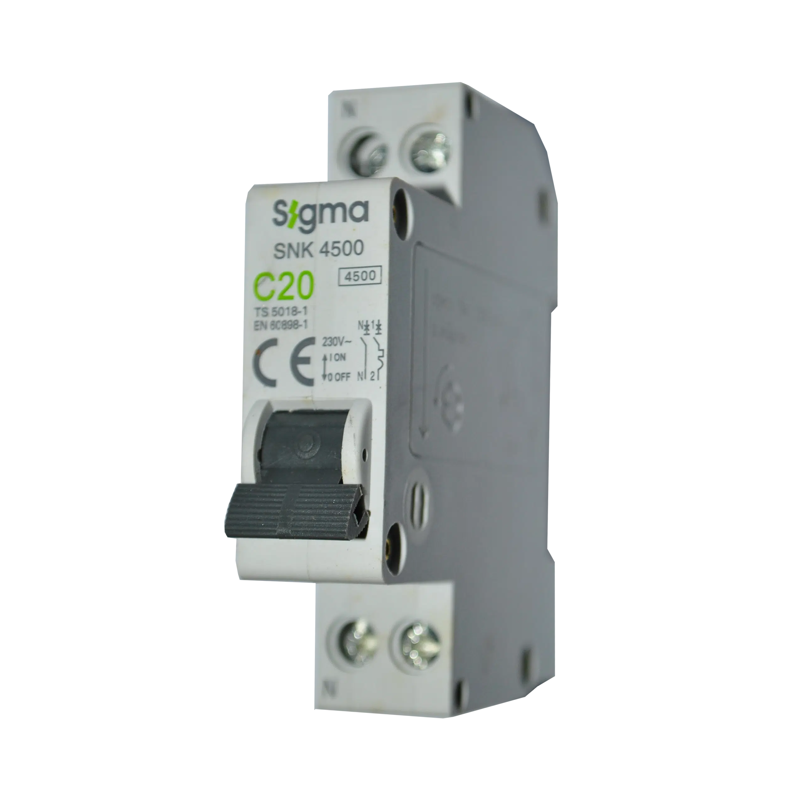 Disjuntor De 1 Módulo 1P+N 20A-C 4.5KA  4SN120C