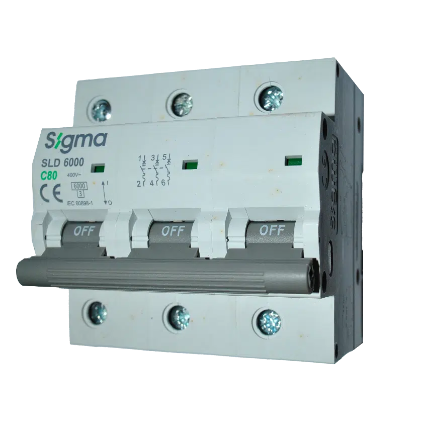 Disjuntor  3P 80A-C 6KA  6SL380C