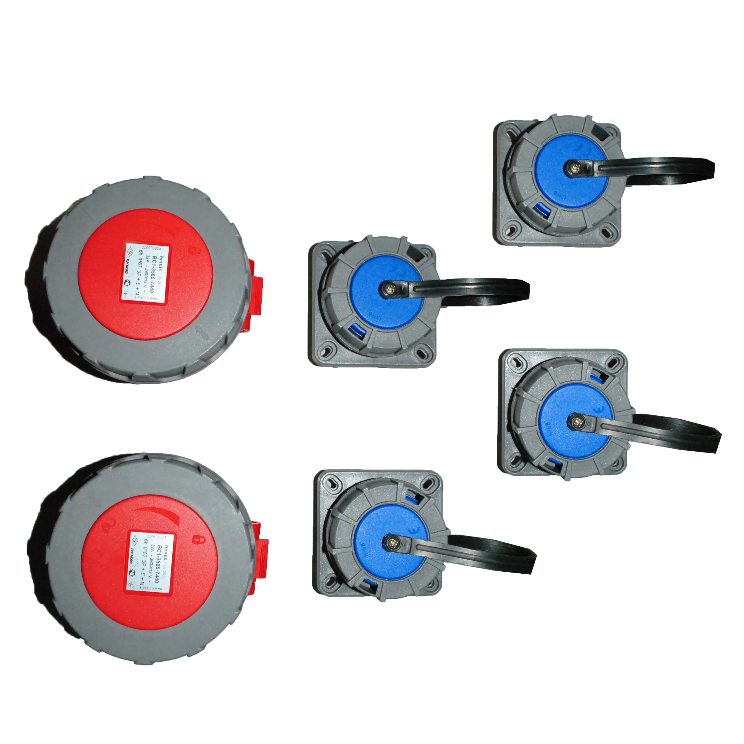 Caixa Distribuição de Tomadas 4(1/16A) + 2(5/32A) IP44 - Image 3