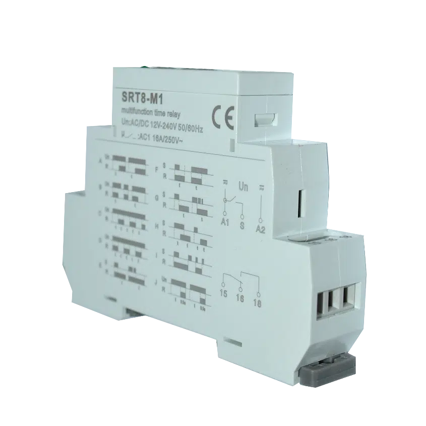 Temporizador Multifunções 1 Inversor 12-240V AC/DC SRT8-M1 - Image 2