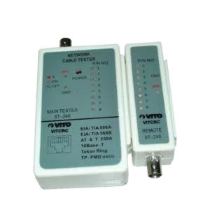 Testador de Cabos RJ45e Coaxial VITCRC