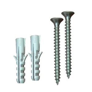 PARAFUSO AGL POZIDRIV 5X60 AÇO + BUCHA NYLON 8MM