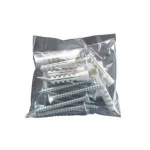 PARAFUSO AGL POZIDRIV 5X60 AÇO + BUCHA NYLON 8MM