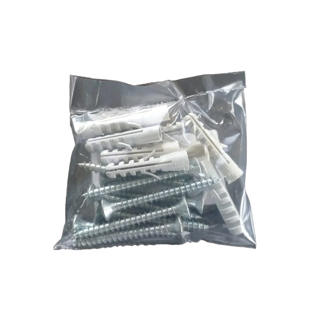 PARAFUSO AGL POZIDRIV 5X60 AÇO + BUCHA NYLON 8MM