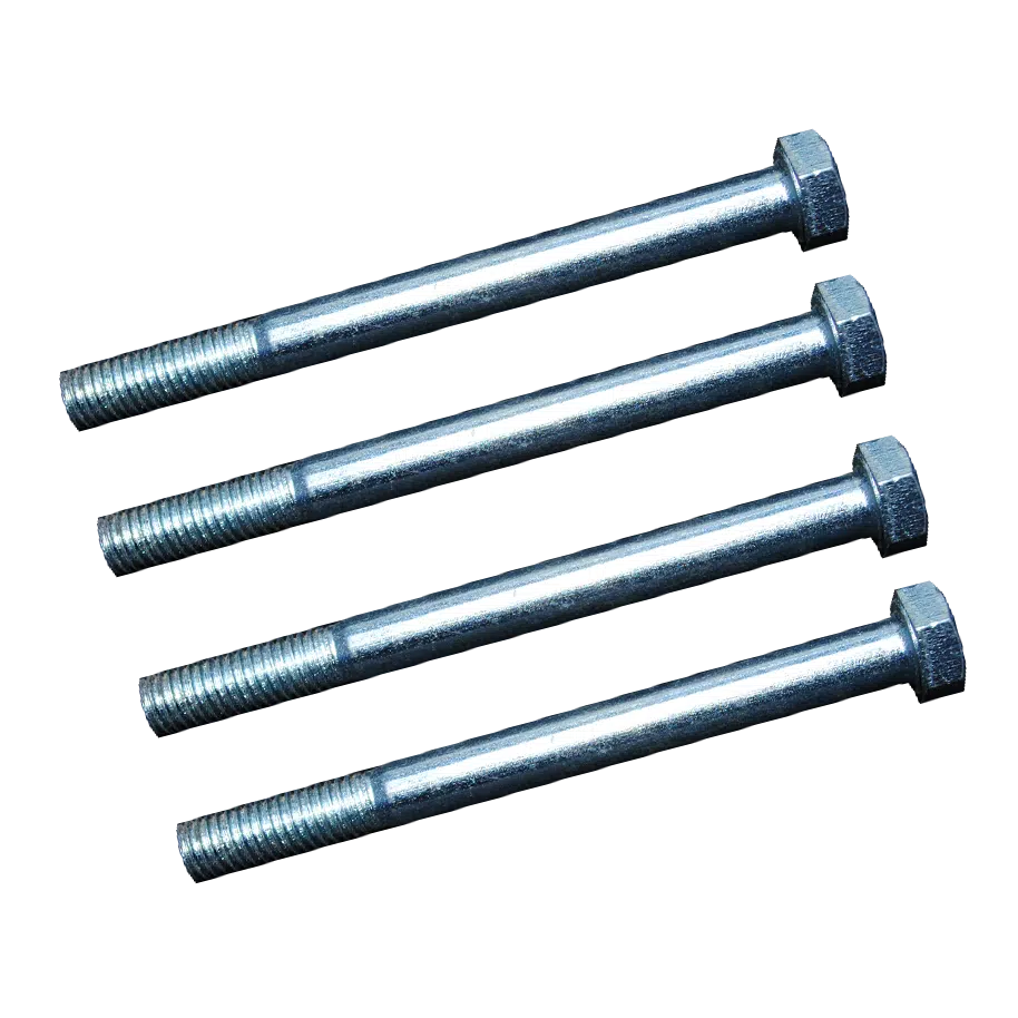 Parafuso Sextavado D931 M8X100 Zincado Blister 10 Unidades