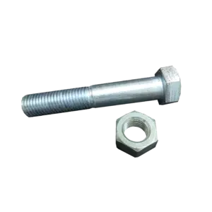Parafuso Sextavado D933 M24X140 + Porca M24 Blister 2 Unidades