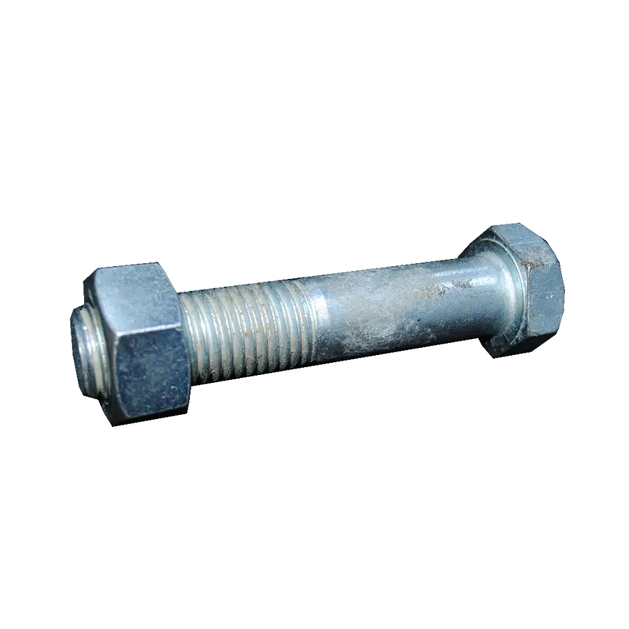 Parafuso Sextavado D933 M24X180 + Porca M24 2 Unidades