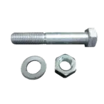 Parafuso Sextavado M18X110 + Porca + Anilha Blister 2 Unidades