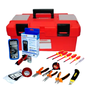 conjunto mala de ferramentas electricista