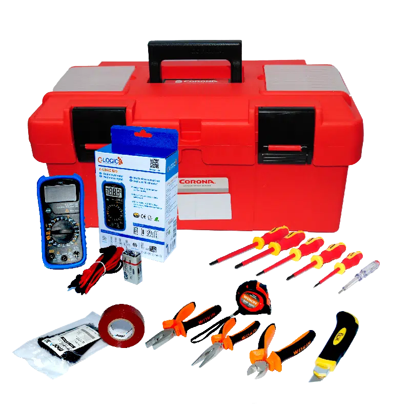conjunto mala de ferramentas electricista