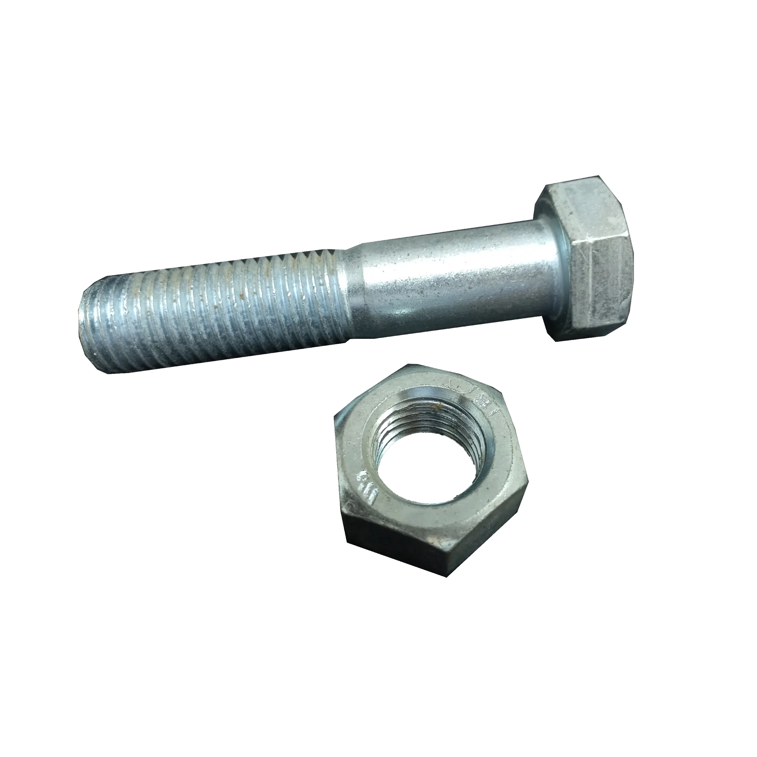 Parafuso Sextavado D933 M24X110 + Porca M24 Blister 2 Unidades