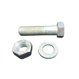 Parafuso Sextavado D933 M18X70 + Porca + Anilha Blister 2 Unidades